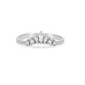 Crown of Joy - Diamond Ring 14k White Gold image