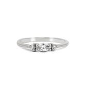 Daydreamer Ring Marquise Lab Grown Diamond Ring - 14k Polished White Gold image