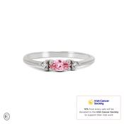 Daydreamer Ring - Marquise Pink Lab Grown Diamond Ring 14k White Gold image