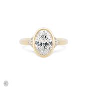 Love Letters - Bezel-Set Lab-Grown Diamond Engagement Ring image