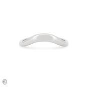 Wave of Love - White Gold Wave Ring image