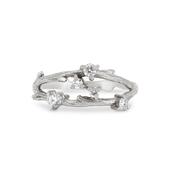 Whispered Dreams Lab-Grown Diamond Double Cluster Ring - 14K White Gold image