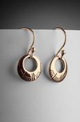 Ogham A Stor Earrings Gold image