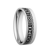 Sterling Silver 'Forever Love / Gra Go Deo' Ring -  / oxidized-finish