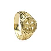 Celtic Cross Ring - 10k-yellow-gold /  image