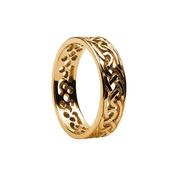 Men's Celtic Knot Filigree Ring - 10k-yellow-gold / 