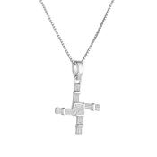 Ladies Saint Brigid's Cross Necklace &amp; Pendant, Large &amp; Medium - medium