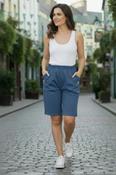 Denim Blue Bermuda Shorts