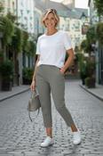 Saturne Grey Cropped Pants