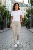 Saturne Beige Full Length Trousers image