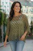 Khaki Crochet Top