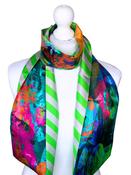 100% Silk Maxi Twilly Scarf COCSILKTWL03