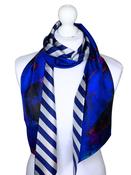 100% Silk Maxi Twilly Scarf COCSILKTWLG21