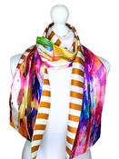 100% Silk Maxi Twilly Scarf COCSILKTWLG19