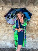 Eco - Friendly Long Style Umbrella Black image