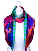 100% Silk Maxi Twilly Scarf COCSILKTWLG16