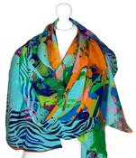 100% Silk Luxury Scarf COCSILKLG30 image