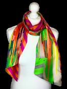 100% Silk Maxi Twilly Scarf COCSILKTWLG14