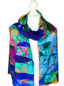100% Silk Luxury Scarf COCSILKLG35