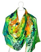 100% Silk Luxury Scarf COCSILKLG31