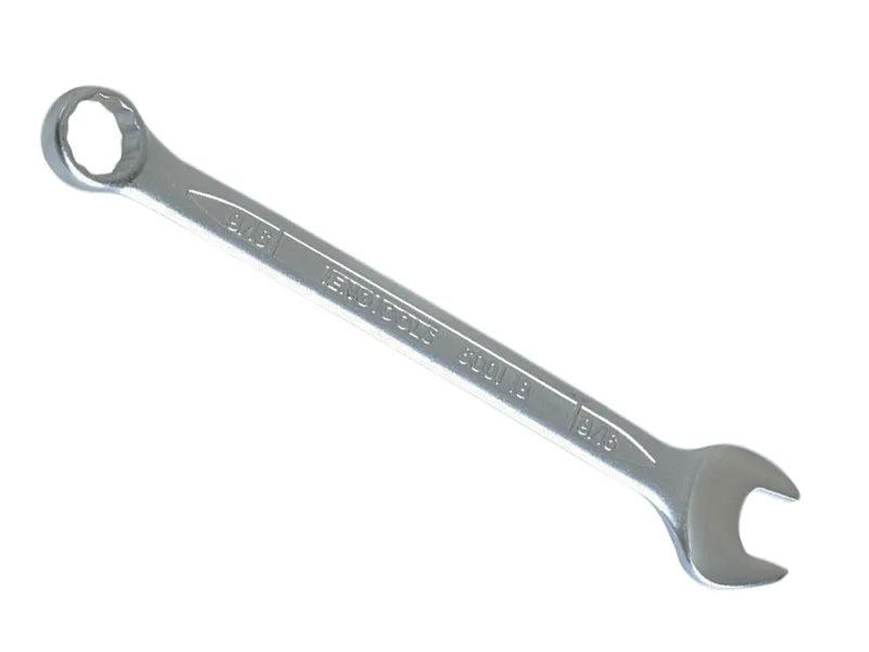Teng 13mm Combination Spanner Wrench Chrome Vanadium Satin Finish 170mm DIN3113A Offset 15 Degrees