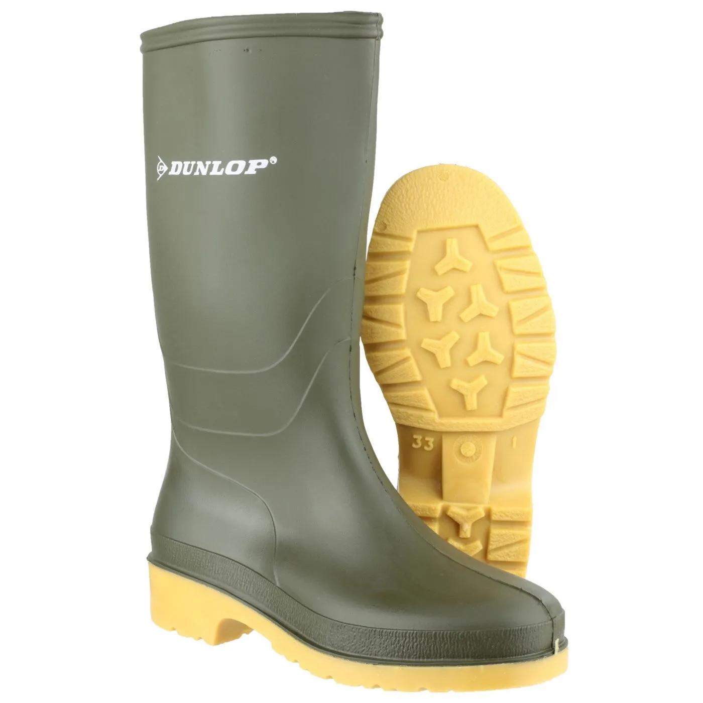 Dunlop Kids' Junior Dulls Wellington Boots Waterproof Kids