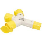 Jefferson 110v 16A 3 Way Splitter image