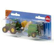 Siku John Deere Tractor with 990 Baler 1:87 image