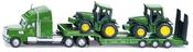 SIKU Low Loader with John Deere Tractors - 1:87 Scale Durable Model image