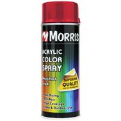 Morris High Gloss Acrylic Spray Paint Carmine Red 400ml - RAL 3002 image