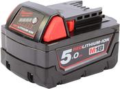Milwaukee M18 B5 Battery Red Li-Ion 5Ah 18v