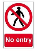 Sign Safety No Entry image
