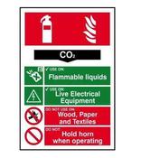 Sign Fire Extinguisher CO2 image
