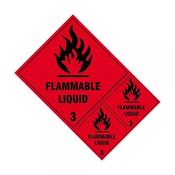 Sign Flammable Liquid Class 3 image