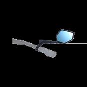 BBB BBM-02 E-view Clamp Mount E-Bike Mirror - Black Right Side image