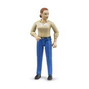 Bruder Woman with Light Skin Tone and Blue Trousers image