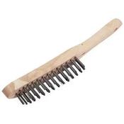 DRAPER WIRE SCRATCH BRUSH 4 ROW image