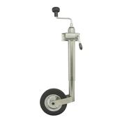 Heavy Duty Jockey Wheel FC242 with Mounting Bracket - 48mm Tube, 200mm Rim image