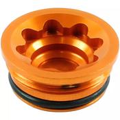 Hope V4 Small/E4 Bore Cap - Orange CNC Machined Caliper Cap | HBSP302 image