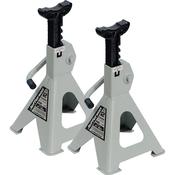 Jefferson 2 Tonne Axle Stands (Pair) - Heavy-Duty Ratchet Type with Cast-Iron Support image