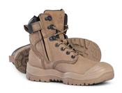 Mongrel 561060 High Leg ZipSider Safety Boot Stone - 7 image