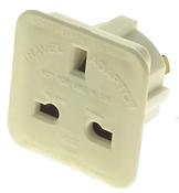 Powermaster Travel Adaptor 2 Pin Flat 13 Amp - Model 7209