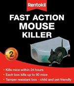 Rentokil Fast Action Mouse Killer Twin Pack - Quick and Effective Rodent Control image