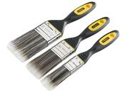 Stanley Tools DynaGrip Synthetic Brush Pack Set of 3 (25mm, 38mm &amp; 50mm) - STASTPPDS3Z