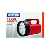 Status T-TR4D LED Lantern - 13 LED Torch with 4D Batteries, Red image