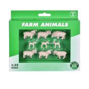 1:32 Scale Farm Animals – Sheep &amp; Lambs Set (9pcs)