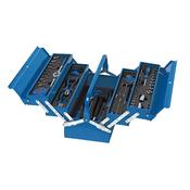 Draper tool kit in steel cantilever toolbox (126 piece) image