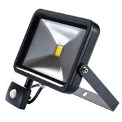 Draper Cob LED Slimline Wall Mounted Floodlight with PIR Sensor 30W 1950 Lumens image