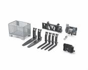Bruder Box-Type Pallet, Winch, and Forks for Front Loader