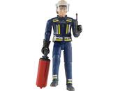 Bruder Fireman Figure with Accessories – 1:16 Scale | Movable Limbs